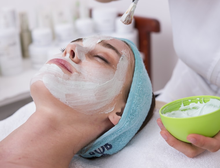 Luxury facial treatment at our Rockwall med spa